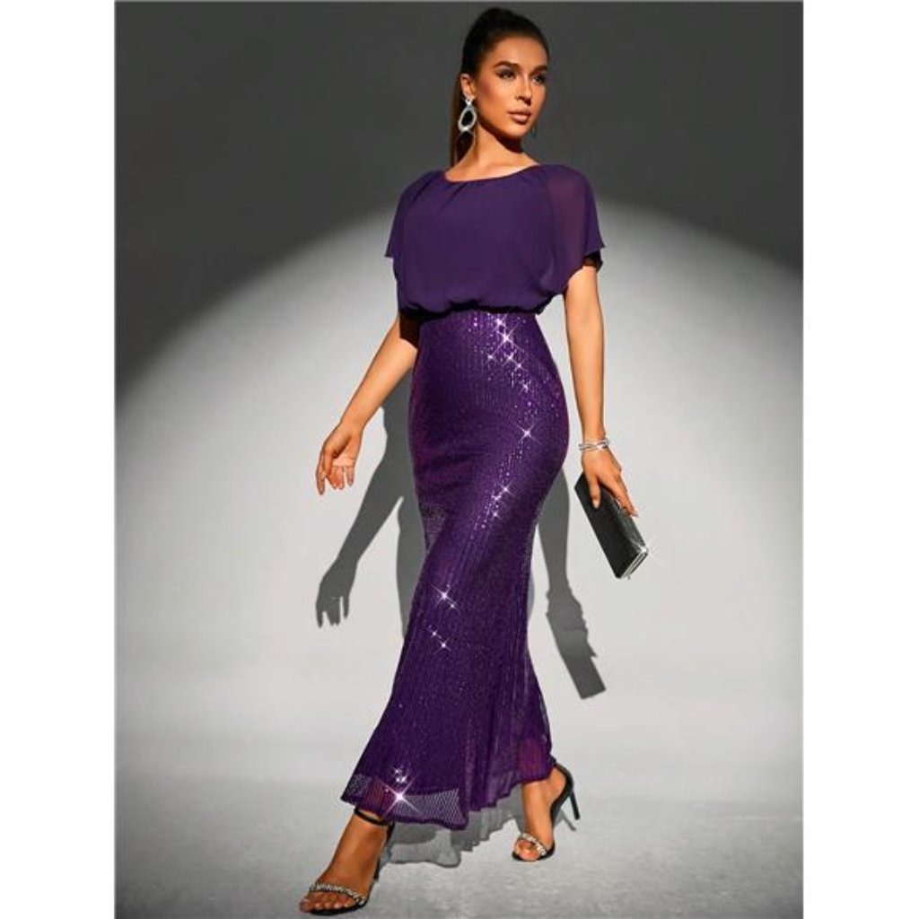 Sequin Formal Evening Dress